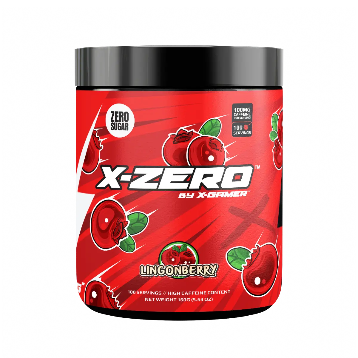 X-Zero Lingonberry (160g / 100 Servings)