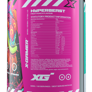 X-Tubz Hyperbeast / Fruit Punch (600g / 60 servings)